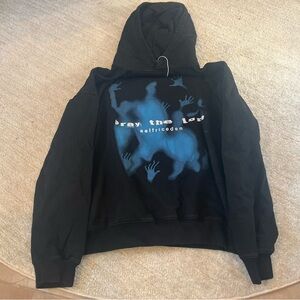 AELFRIC EDEN ABSTRACTION SHADOW PRINT HOODIE